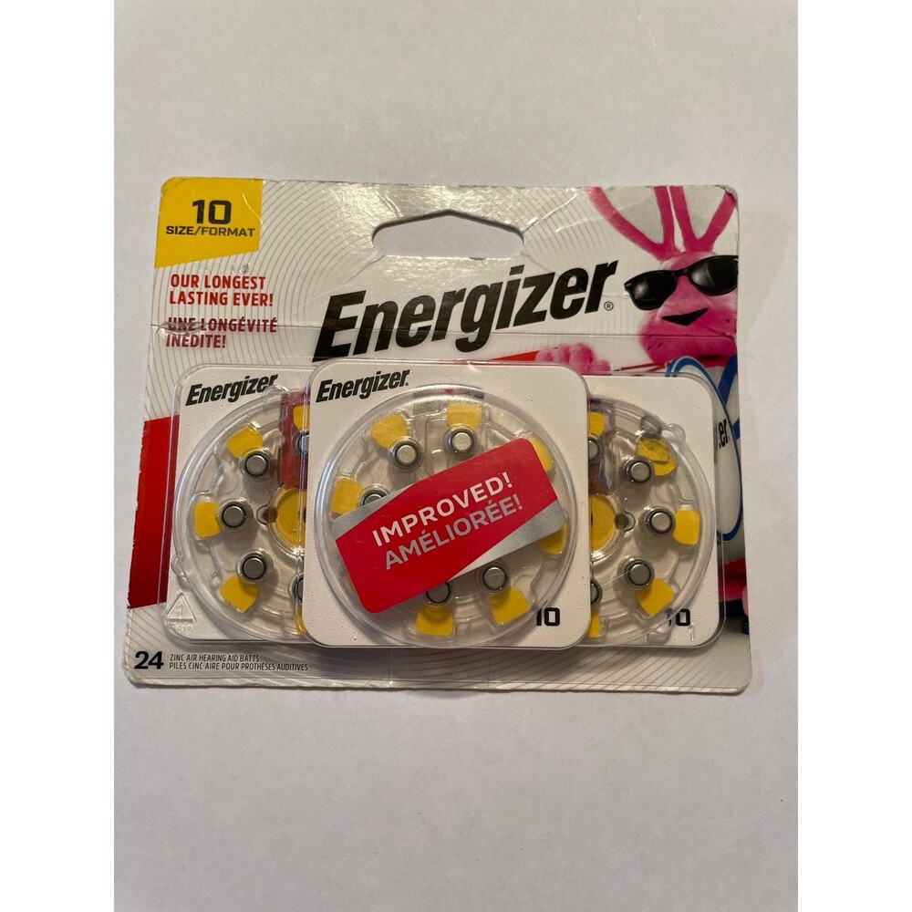 Energizer Size 10 Hearing  Aid batteries 24ct  2027